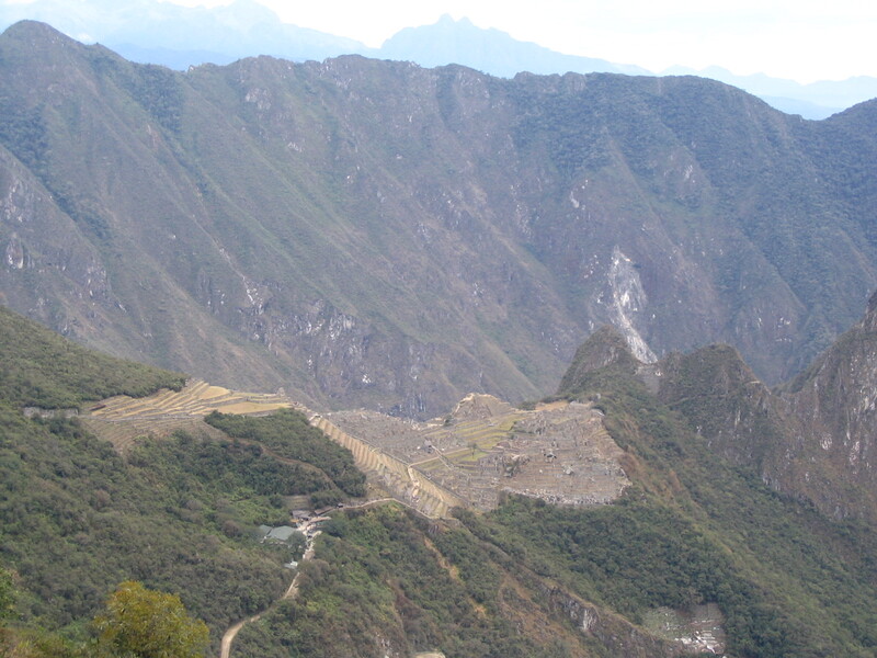 Inka Trail: Geschafft!! Blick vom Sonnentor