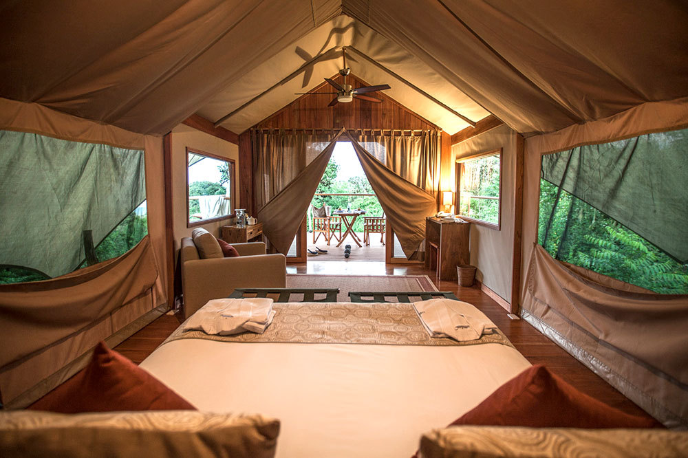 In Abgeschiedenheit, komfortabel im Zelt wohnen, Galapagos Safari Camp / Foto: Safari Camp