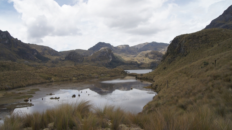 Cajas Nationalpark, auch bei der Durchfahrt eröffnen sich tolle Ausblicke