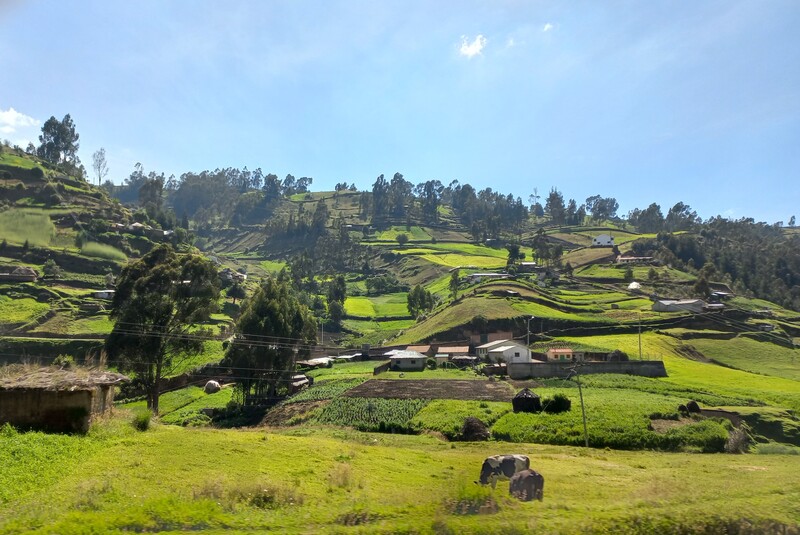 Ecuador: Landschaft zwischen Riobamba und Cuenca