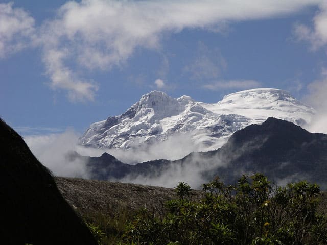 Bergsteigen in Ecuador: einer der Bergriesen Nahe Quito: Antisana