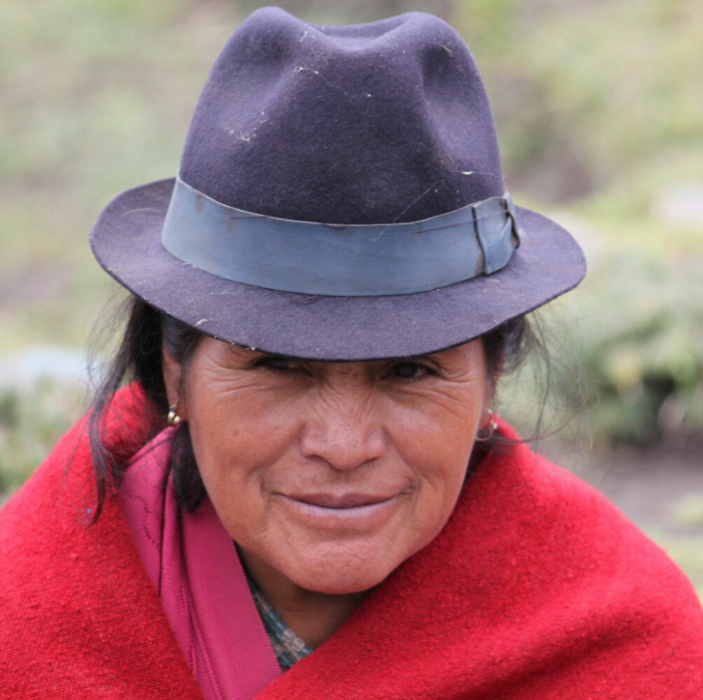 Andenhochland Indio Frau