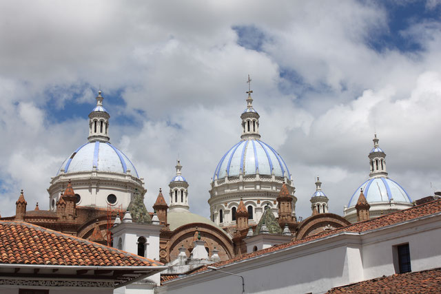 Kuppeln der Neuen Kathedrale von Cuenca